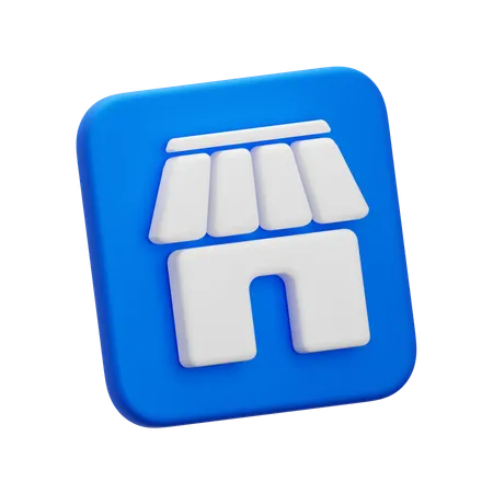Marketplace  3D Icon