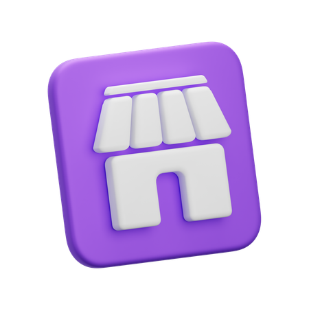 Marketplace  3D Icon