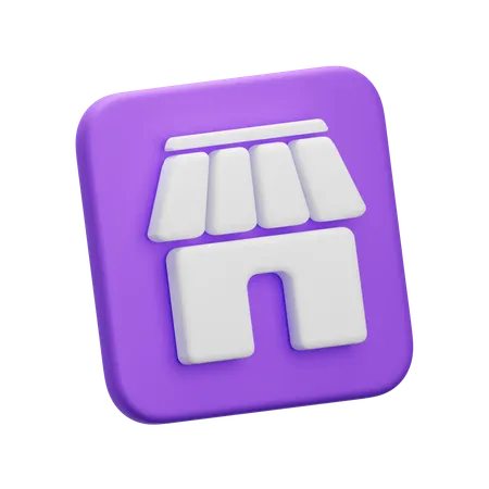 Marketplace  3D Icon