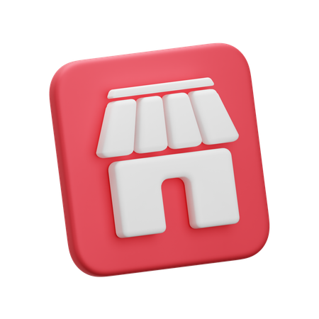 Marketplace  3D Icon