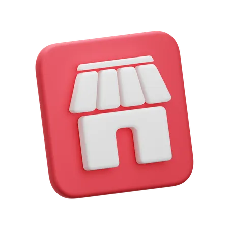 Marketplace  3D Icon