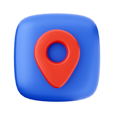 Standort-Pin  3D Icon