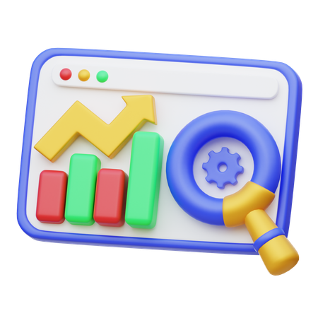 Marktforschung  3D Icon