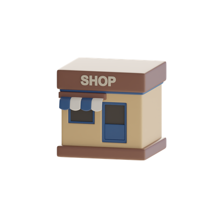 Marktplatz  3D Icon