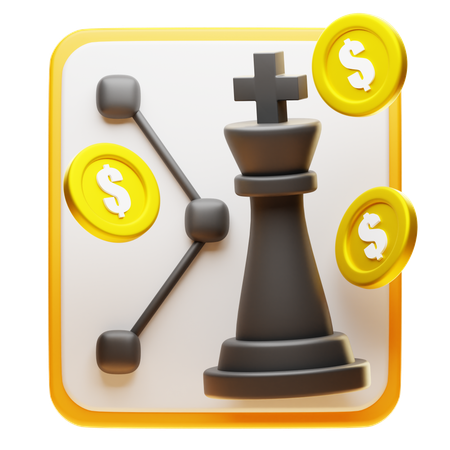 Marktstrategie  3D Icon