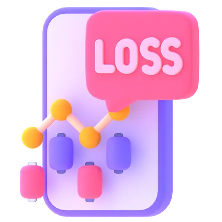 Verlust  3D Icon