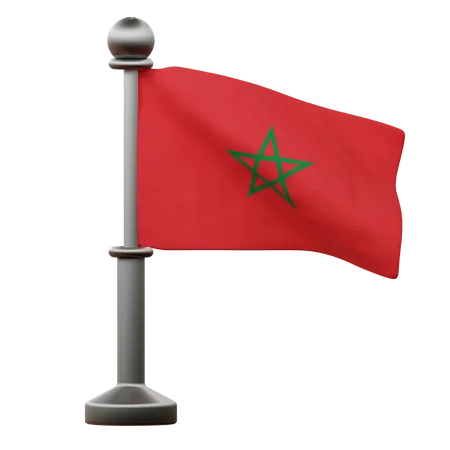 Drapeau du maroc  3D Icon