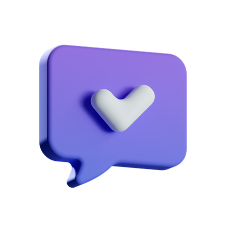 Marque bate-papo  3D Icon
