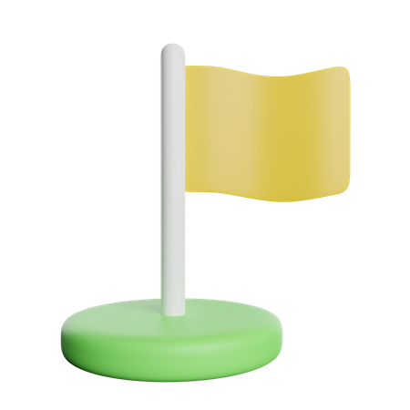 Marque de drapeau  3D Icon