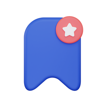 Marque-page préféré  3D Icon