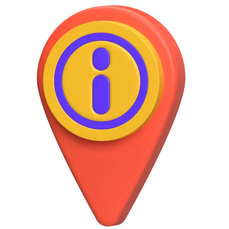 Marqueur d'information  3D Icon