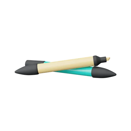 Marquer un stylo  3D Icon