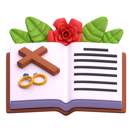 Marriage Contract  3D Icon