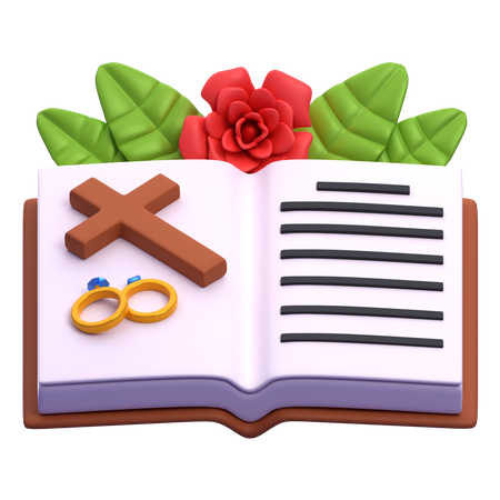 Marriage Contract 3D Icon