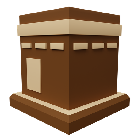 Templo marrom  3D Icon