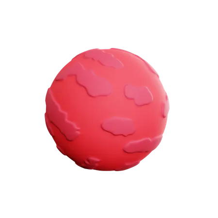 Mars  3D Icon