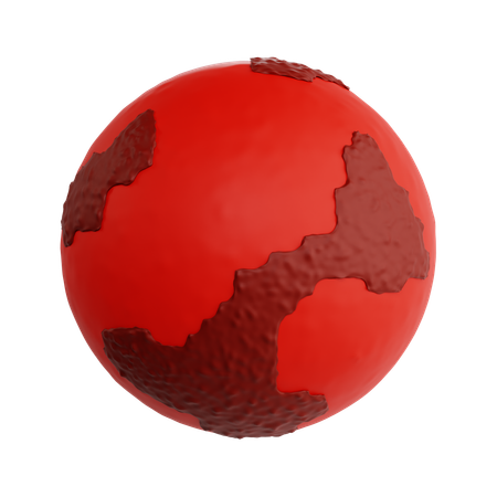 Mars  3D Icon