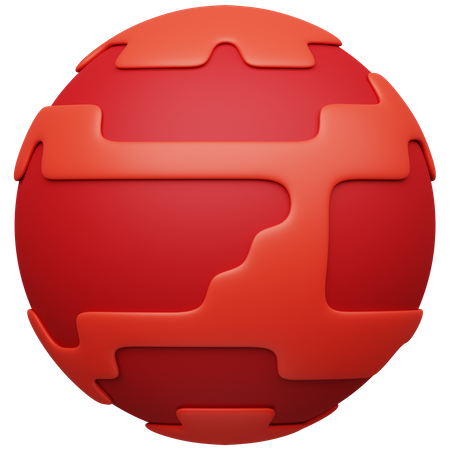 Mars  3D Icon