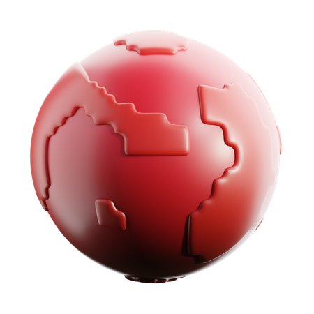 Mars  3D Icon
