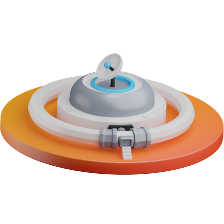 Mars colony  3D Icon