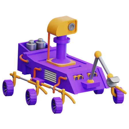 Mars Rover  3D Icon