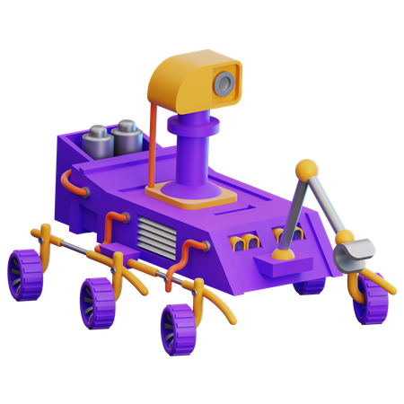 Mars Rover  3D Icon