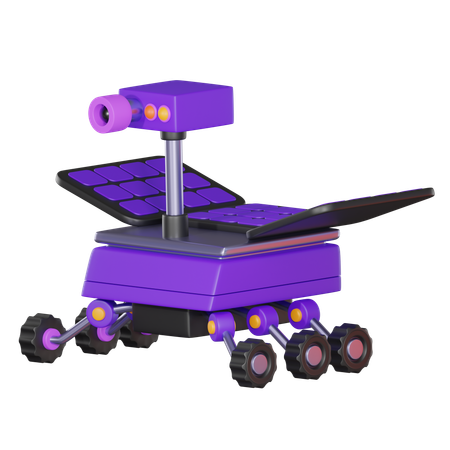 Mars Rover  3D Icon