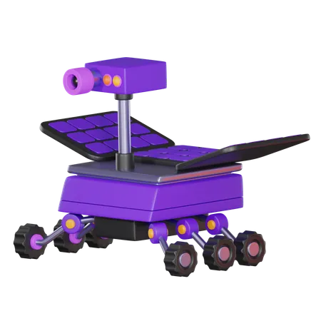 Mars Rover  3D Icon