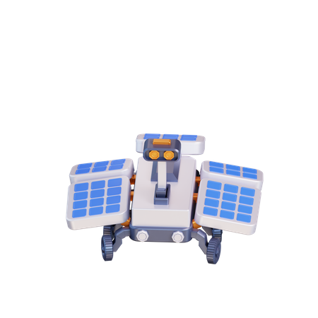 Mars Rover  3D Illustration