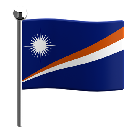 Marshall islands  3D Icon