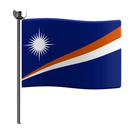 Marshall islands  3D Icon