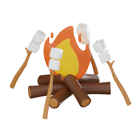 Marshmallow  3D Icon