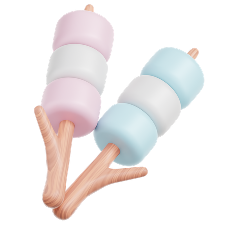 Marshmallow  3D Icon