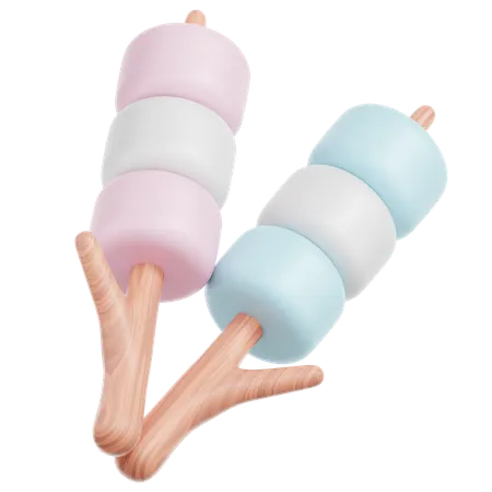 Marshmallow  3D Icon