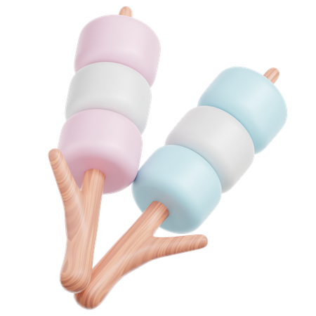 Marshmallow  3D Icon