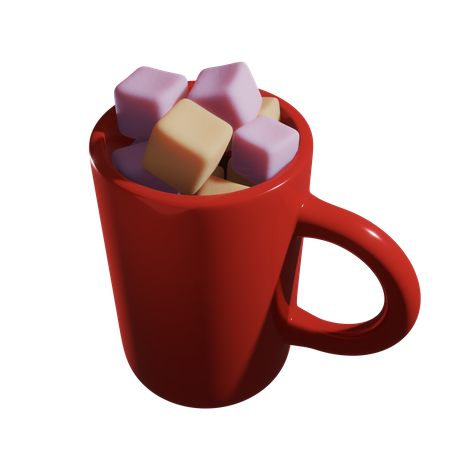 Marshmallow cup  3D Icon