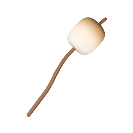 Marshmallow-Stick  3D Icon