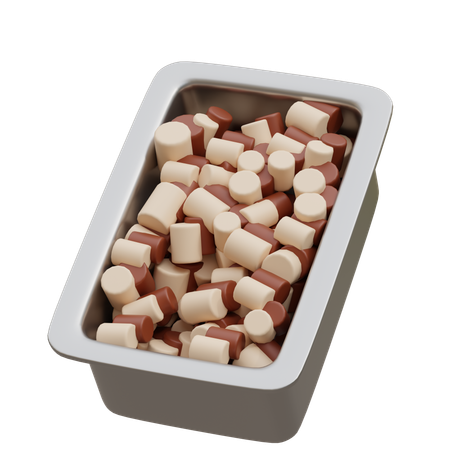 Marshmallow Toppin  3D Icon