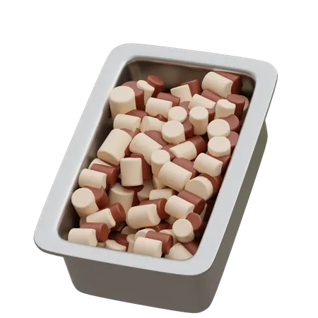 Marshmallow Toppin  3D Icon