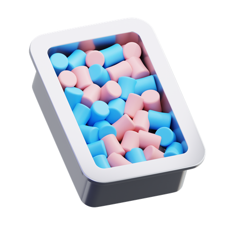Marshmallow Topping  3D Icon
