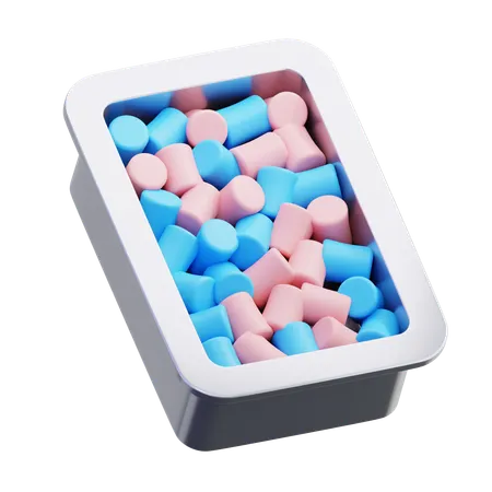 Marshmallow Topping  3D Icon