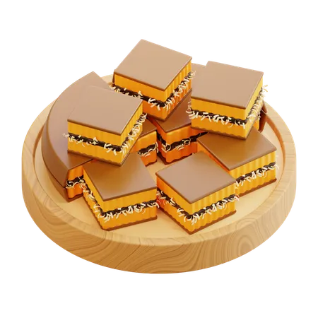 Martabak dulce indonesia panqueques dulces gruesos  3D Icon