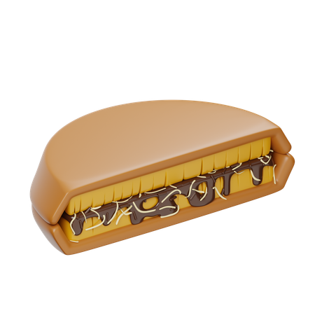 Martabak Manis  3D Icon