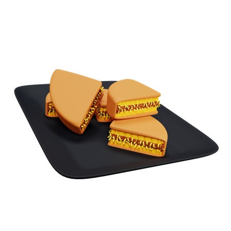 Martabak Manis Indonesian Sweet Pancake Food  3D Icon