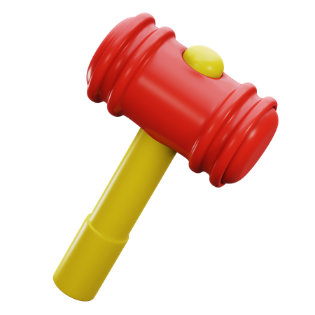 Martelo de brinquedo  3D Icon