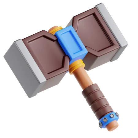 Martelo viking  3D Icon