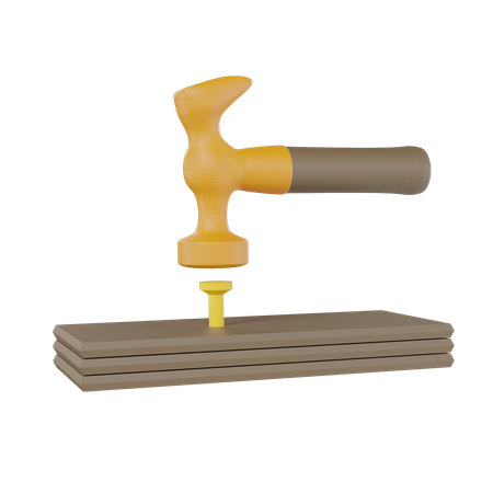 Martillo  3D Icon