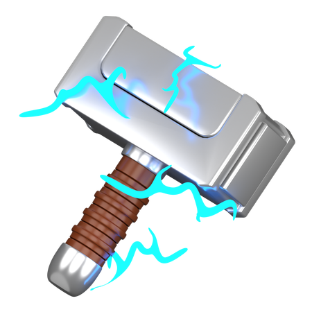 Martillo de trueno  3D Icon