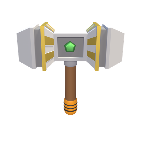 Martillo medieval  3D Icon