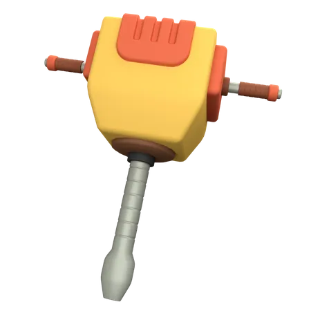 Martillo neumático  3D Icon